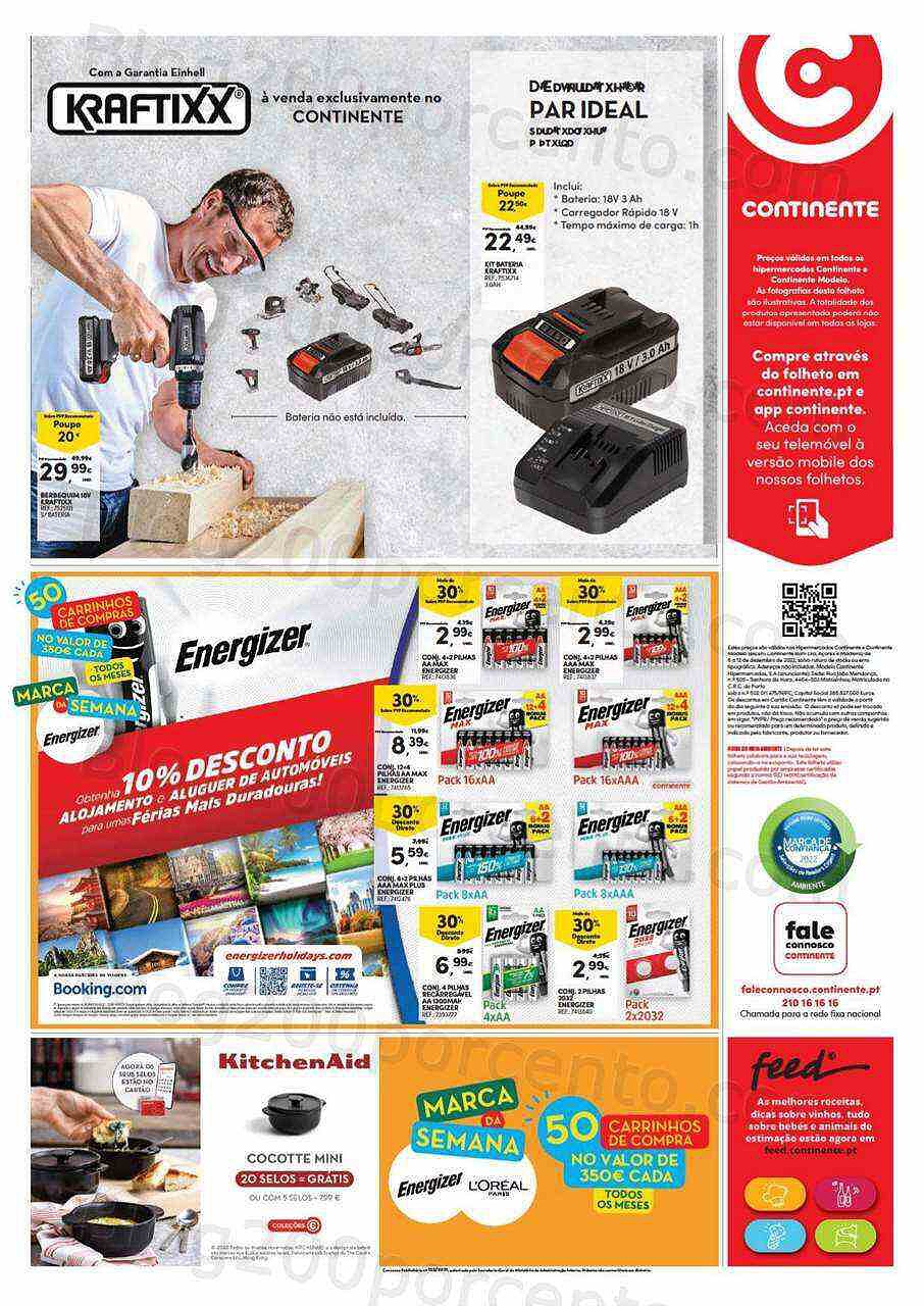 Antevisão Folheto CONTINENTE Modelo - Hiper Promoções de 6 a 12 dezembro