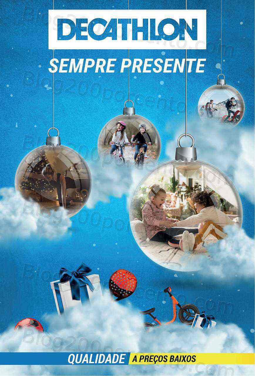 Antevisão Folheto DECATHLON Natal Promoções de 1 a 24 dezembro