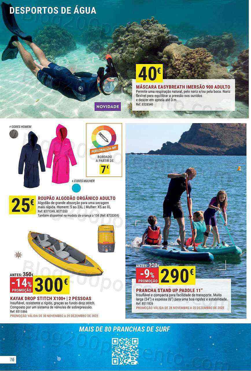 Antevisão Folheto DECATHLON Natal Promoções de 1 a 24 dezembro