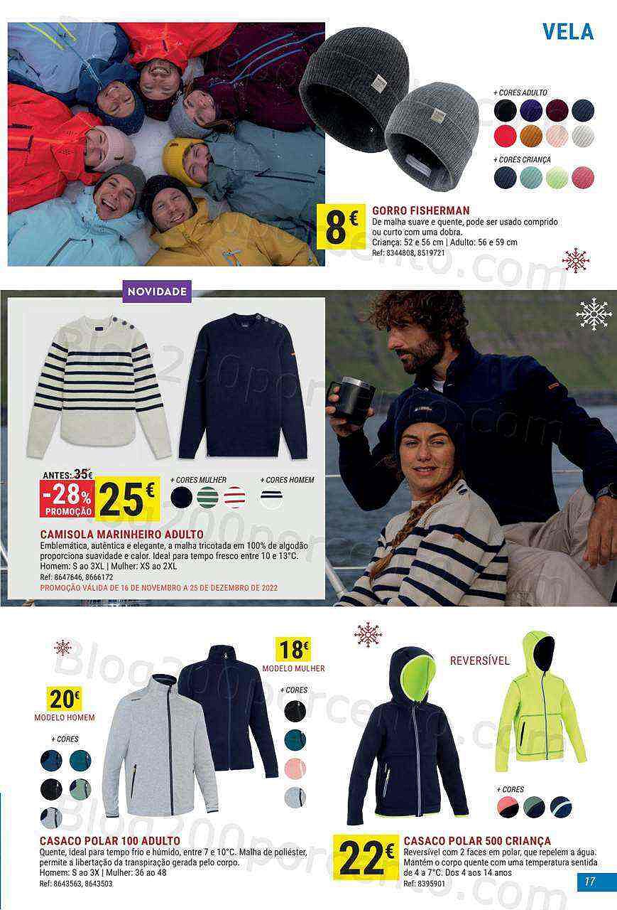 Antevisão Folheto DECATHLON Natal Promoções de 1 a 24 dezembro