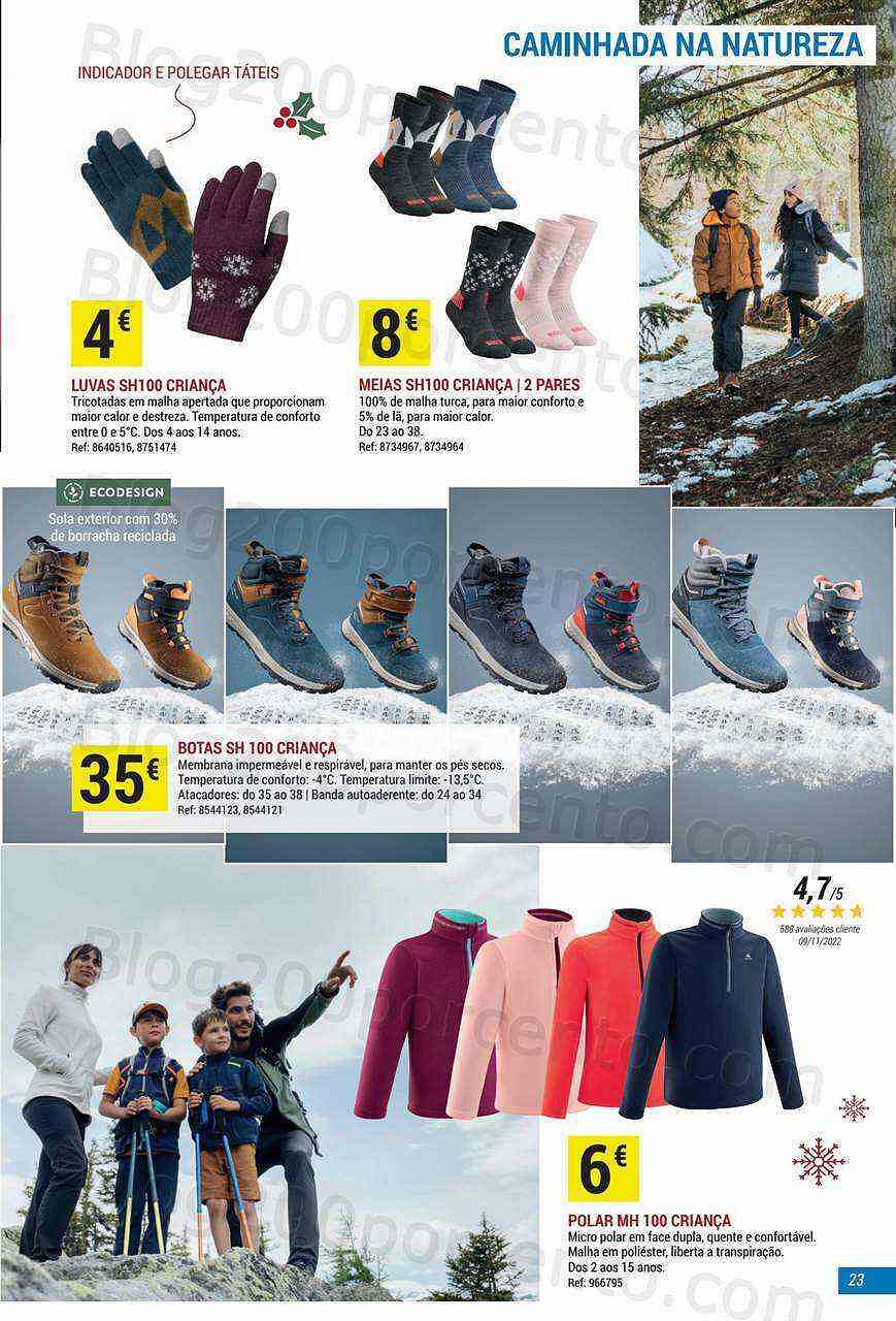 Antevisão Folheto DECATHLON Natal Promoções de 1 a 24 dezembro