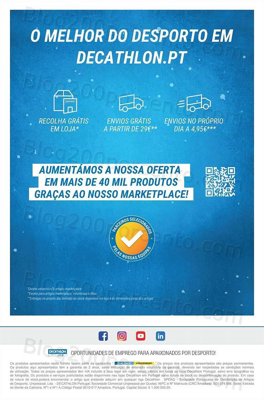 Antevisão Folheto DECATHLON Natal Promoções de 1 a 24 dezembro