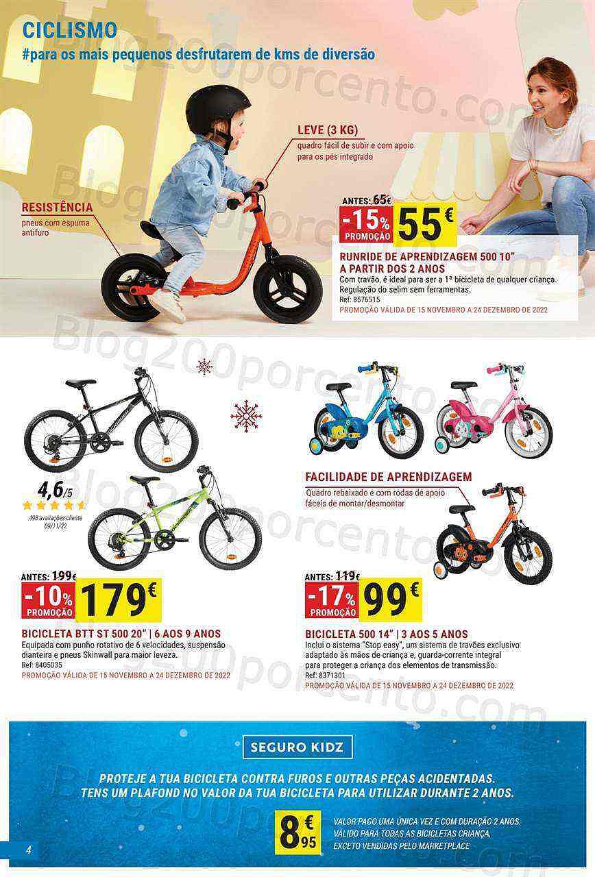 Antevisão Folheto DECATHLON Natal Promoções de 1 a 24 dezembro