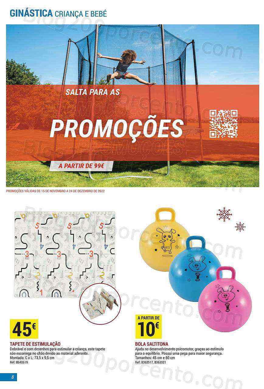 Antevisão Folheto DECATHLON Natal Promoções de 1 a 24 dezembro