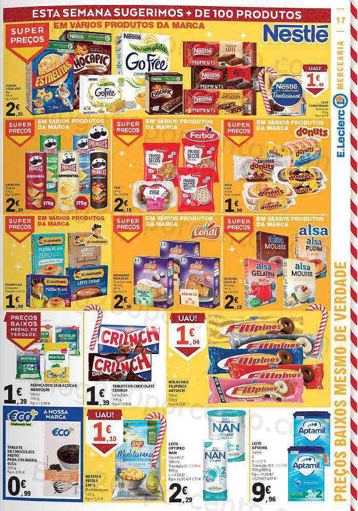 Antevisão Folheto E-LECLERC Promoções de 1 a 7 dezembro