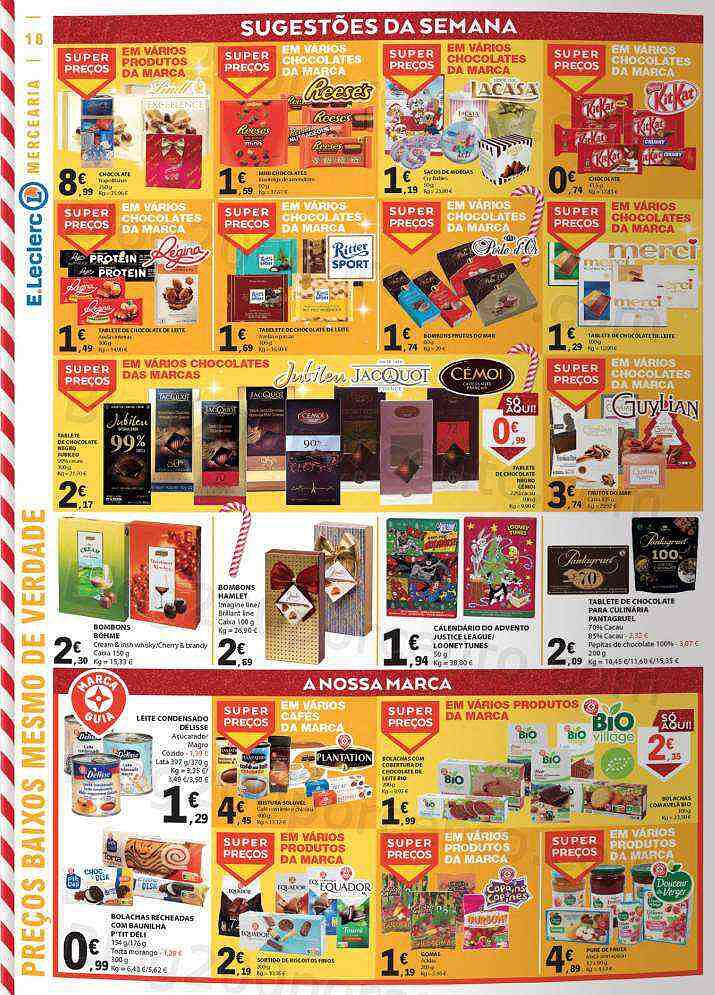 Antevisão Folheto E-LECLERC Promoções de 1 a 7 dezembro