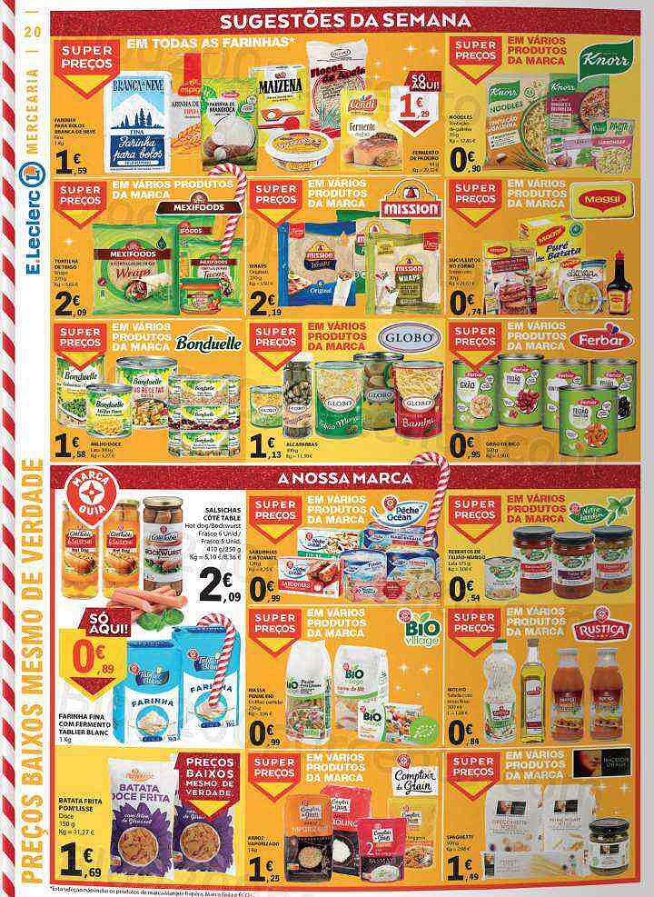 Antevisão Folheto E-LECLERC Promoções de 1 a 7 dezembro