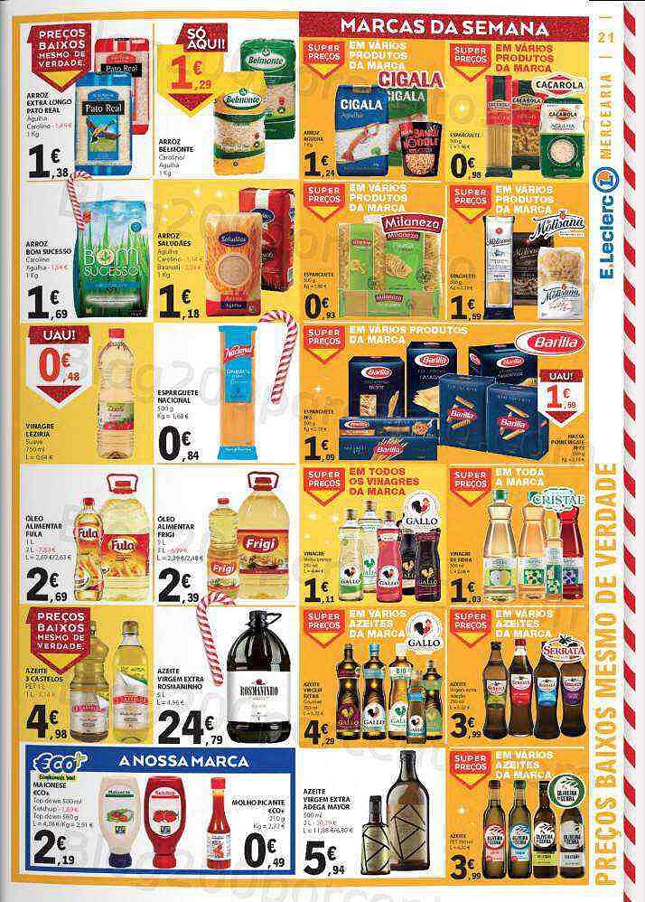 Antevisão Folheto E-LECLERC Promoções de 1 a 7 dezembro