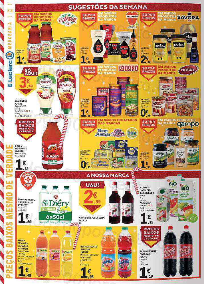 Antevisão Folheto E-LECLERC Promoções de 1 a 7 dezembro