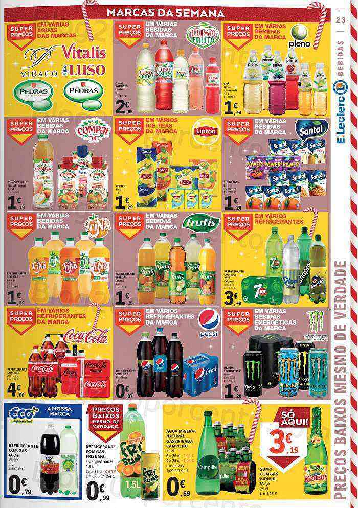 Antevisão Folheto E-LECLERC Promoções de 1 a 7 dezembro