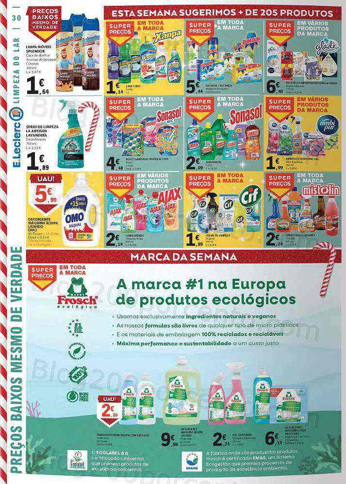 Antevisão Folheto E-LECLERC Promoções de 1 a 7 dezembro