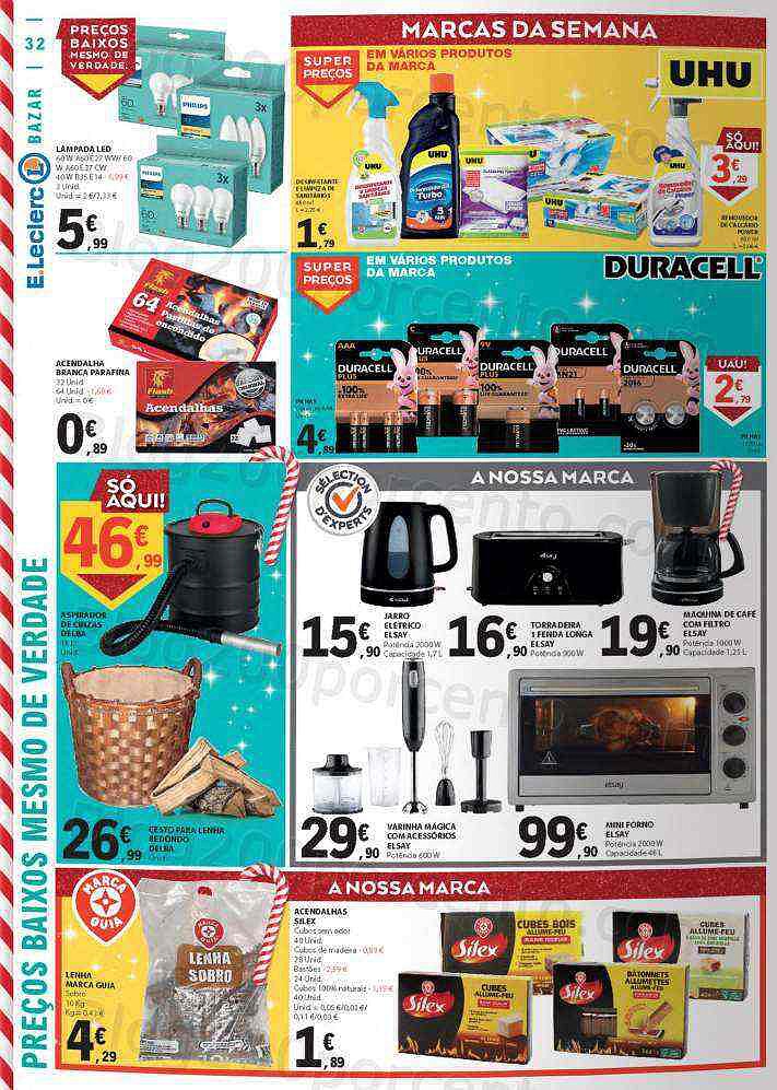 Antevisão Folheto E-LECLERC Promoções de 1 a 7 dezembro