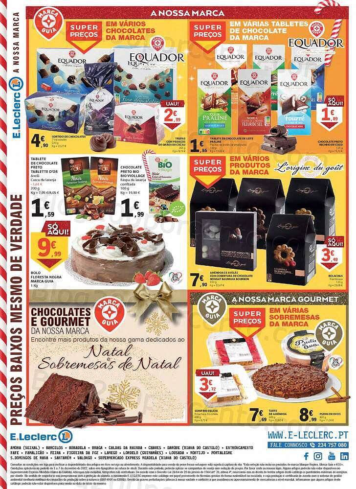 Antevisão Folheto E-LECLERC Promoções de 1 a 7 dezembro