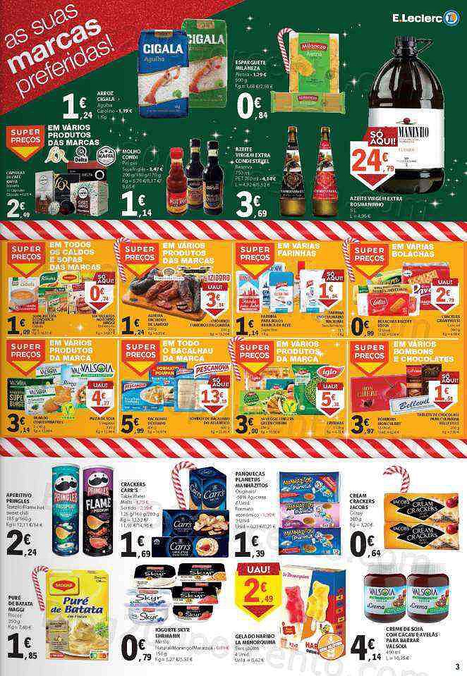 Antevisão Folheto E-LECLERC Promoções Fim de Semana - 2 a 4 dezembro