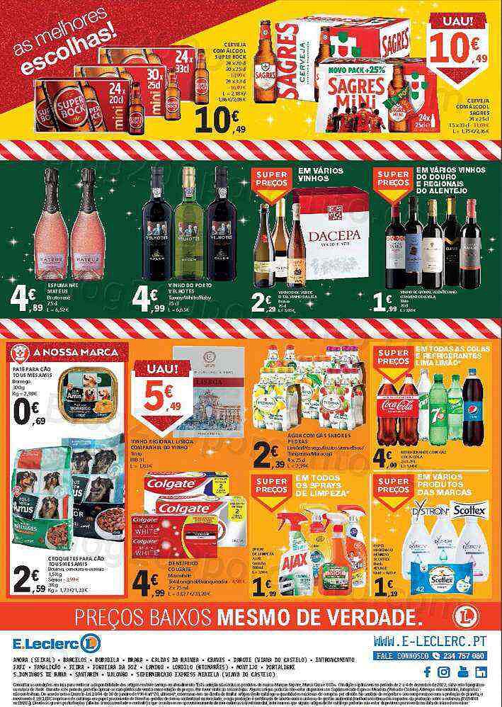 Antevisão Folheto E-LECLERC Promoções Fim de Semana - 2 a 4 dezembro