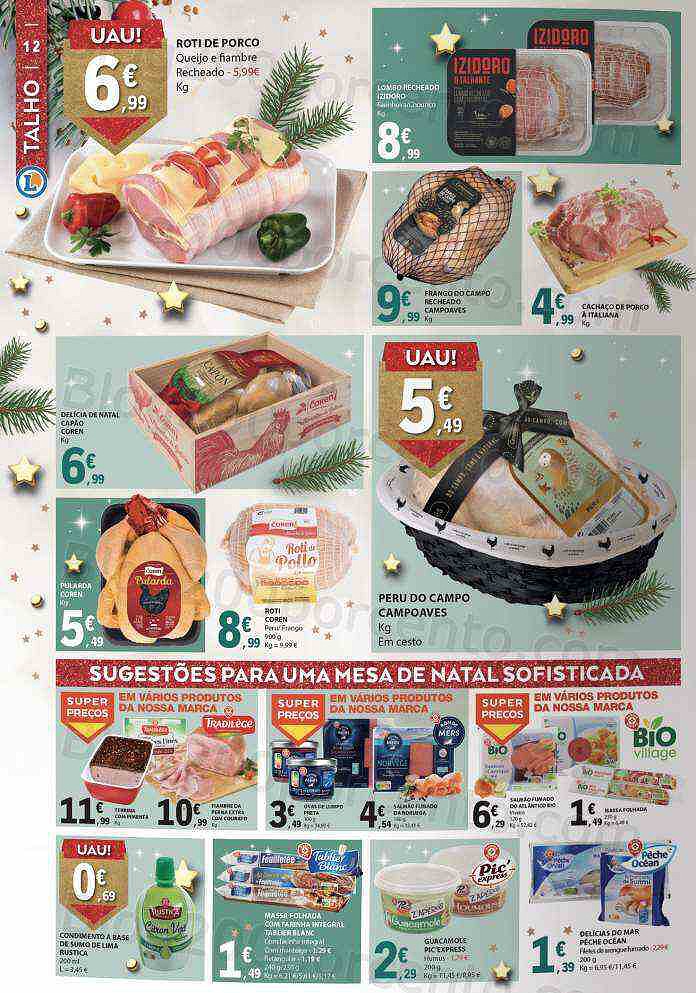 Antevisão Folheto E-LECLERC Natal Promoções de 6 a 23 dezembro