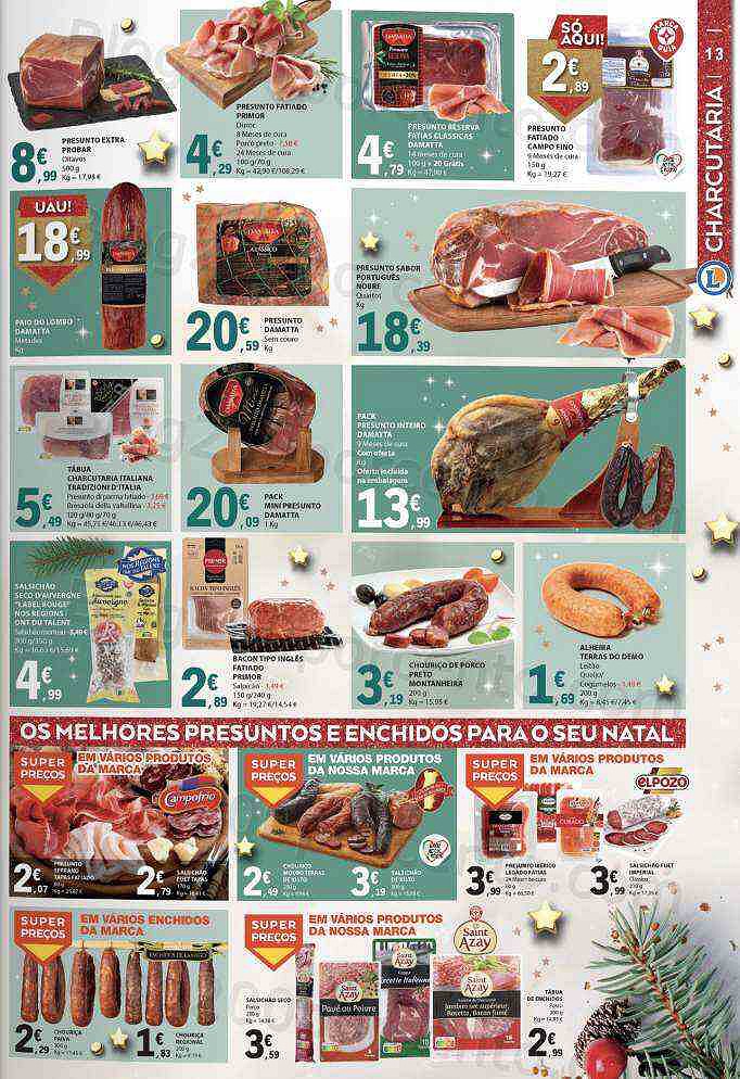 Antevisão Folheto E-LECLERC Natal Promoções de 6 a 23 dezembro