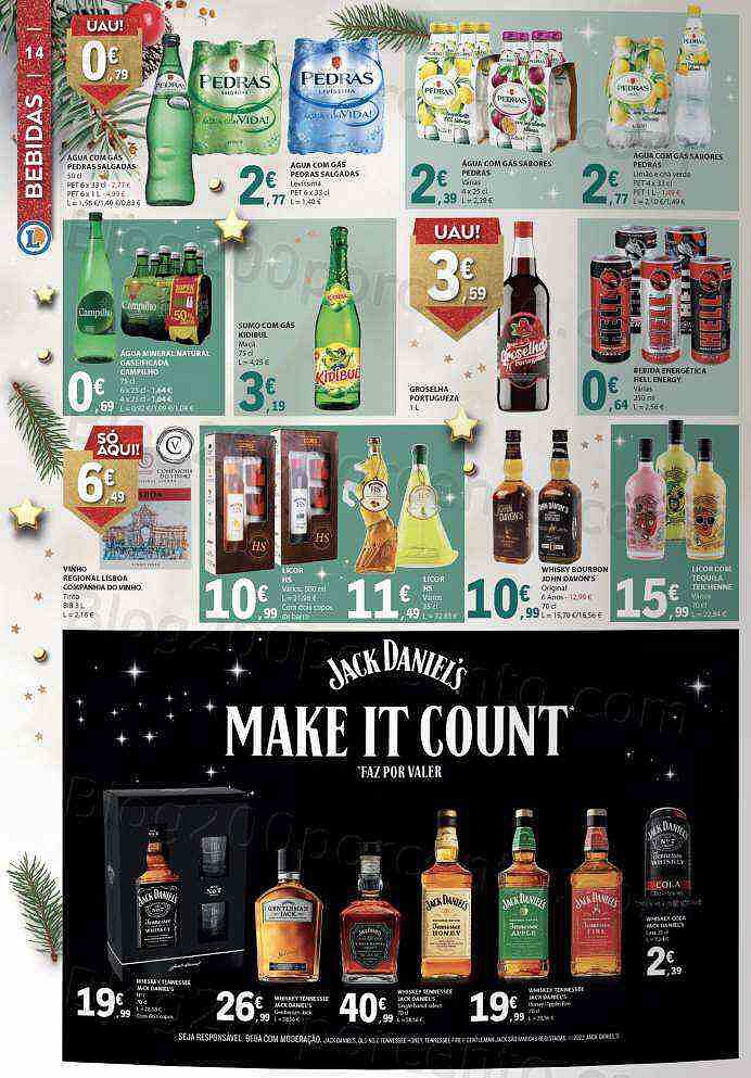 Antevisão Folheto E-LECLERC Natal Promoções de 6 a 23 dezembro