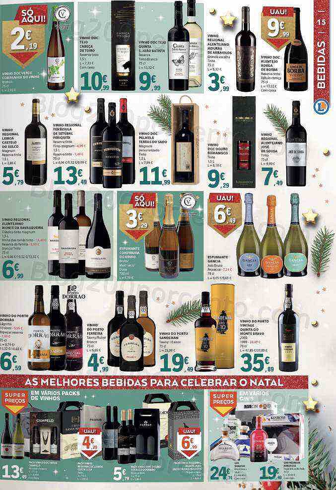 Antevisão Folheto E-LECLERC Natal Promoções de 6 a 23 dezembro