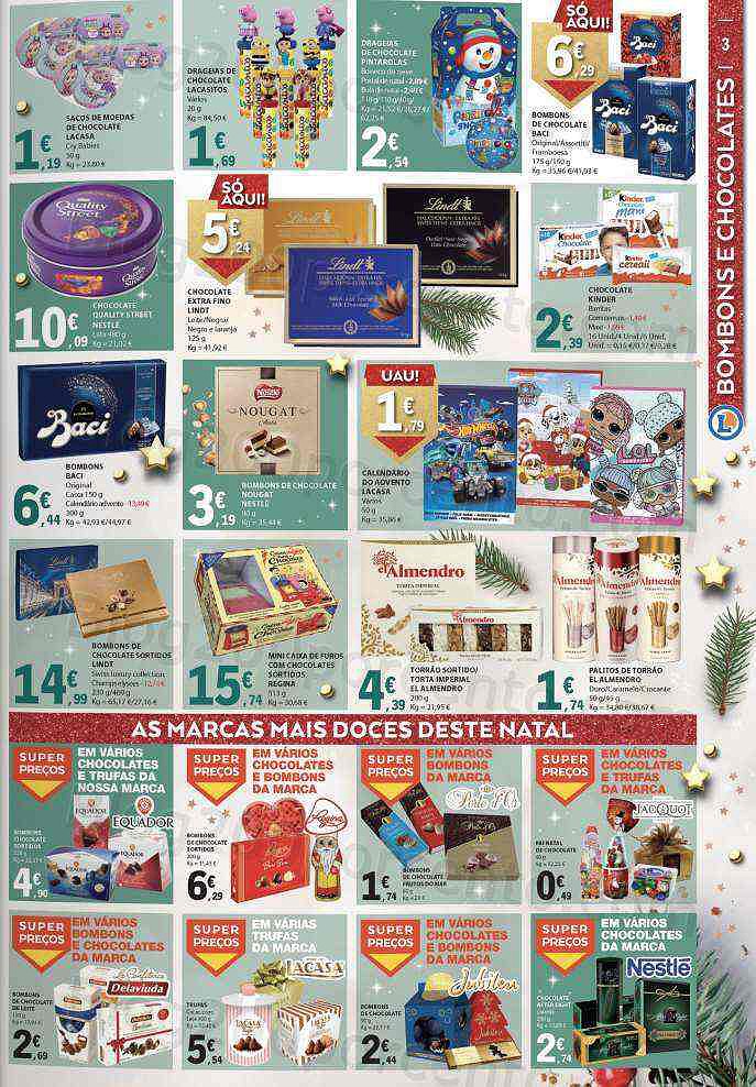 Antevisão Folheto E-LECLERC Natal Promoções de 6 a 23 dezembro