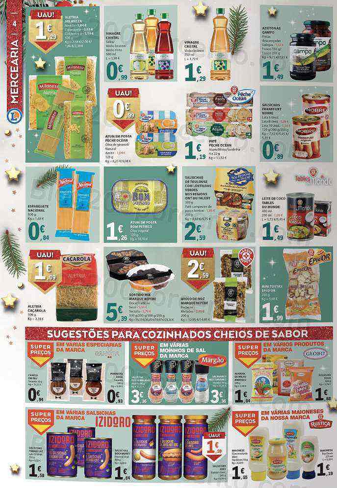 Antevisão Folheto E-LECLERC Natal Promoções de 6 a 23 dezembro