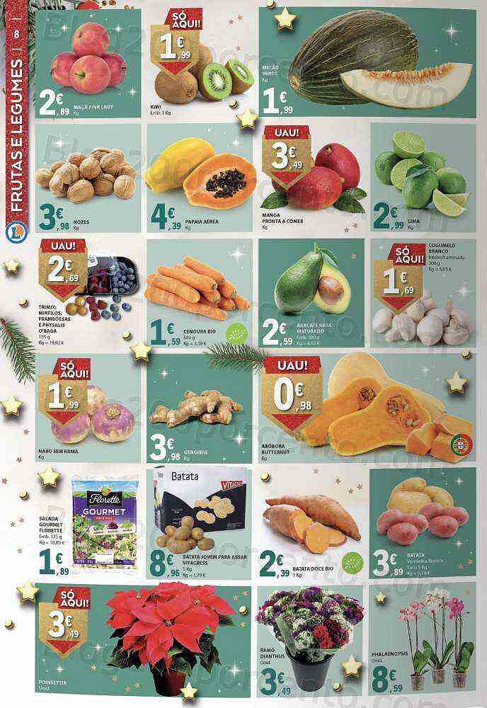 Antevisão Folheto E-LECLERC Natal Promoções de 6 a 23 dezembro