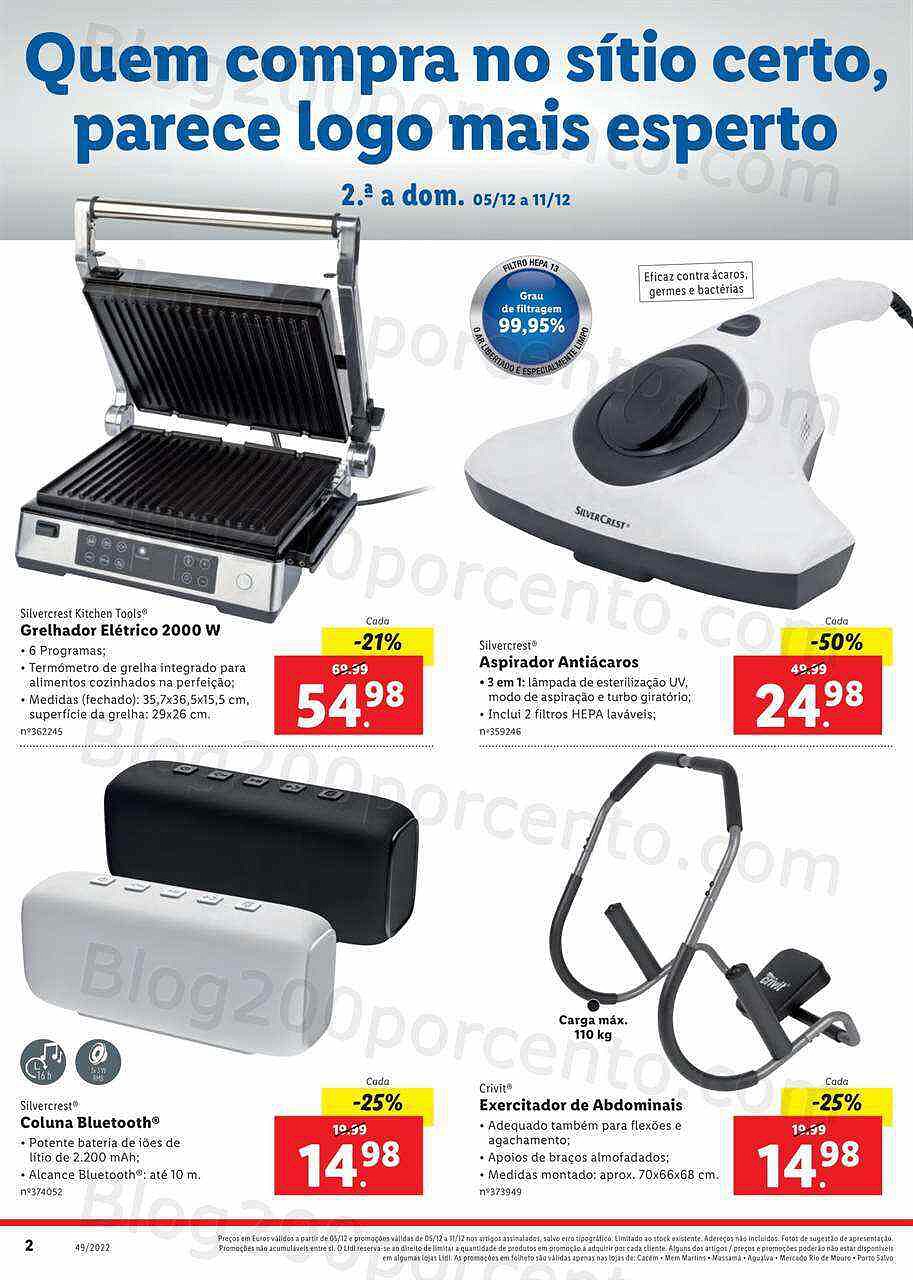 Antevisão Folheto LIDL Extra Promoções de 5 a 11 dezembro