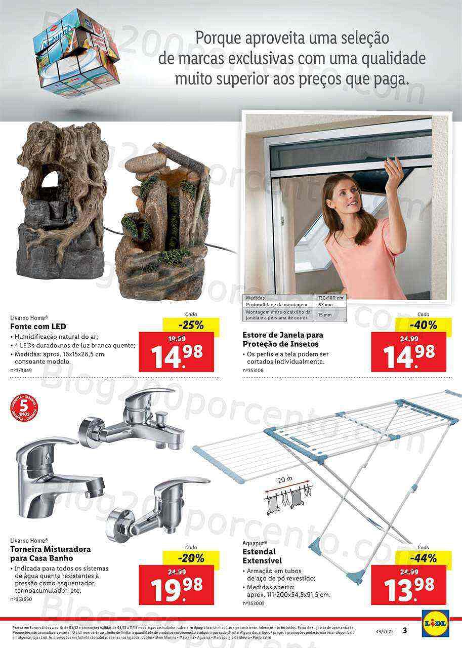 Antevisão Folheto LIDL Extra Promoções de 5 a 11 dezembro