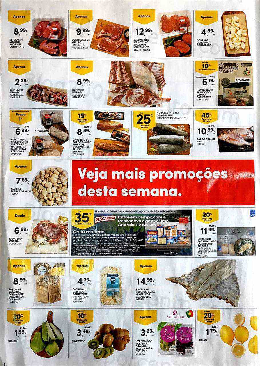 Antevisão Folheto CONTINENTE Promoções Fim de Semana - 2 a 5 dezembro