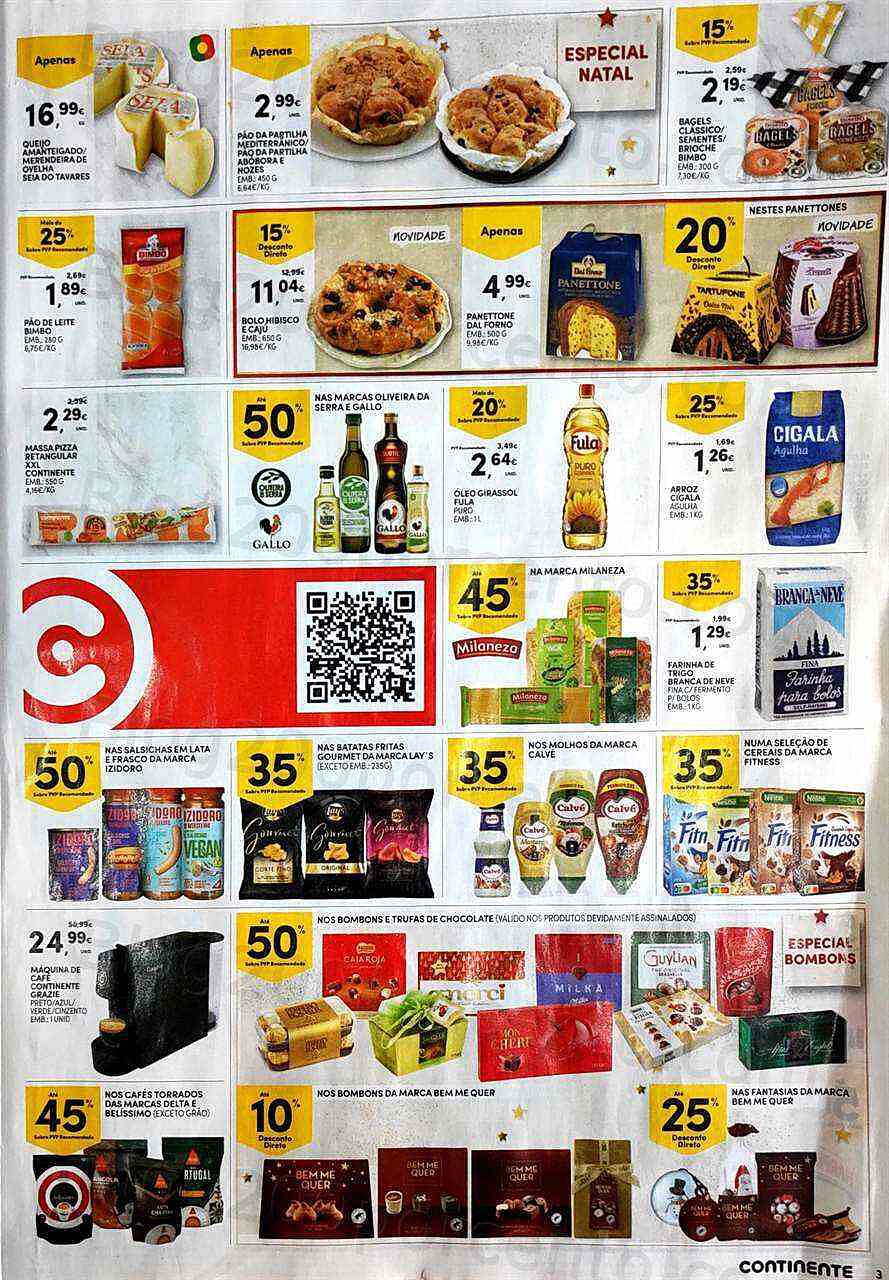 Antevisão Folheto CONTINENTE Promoções Fim de Semana - 2 a 5 dezembro
