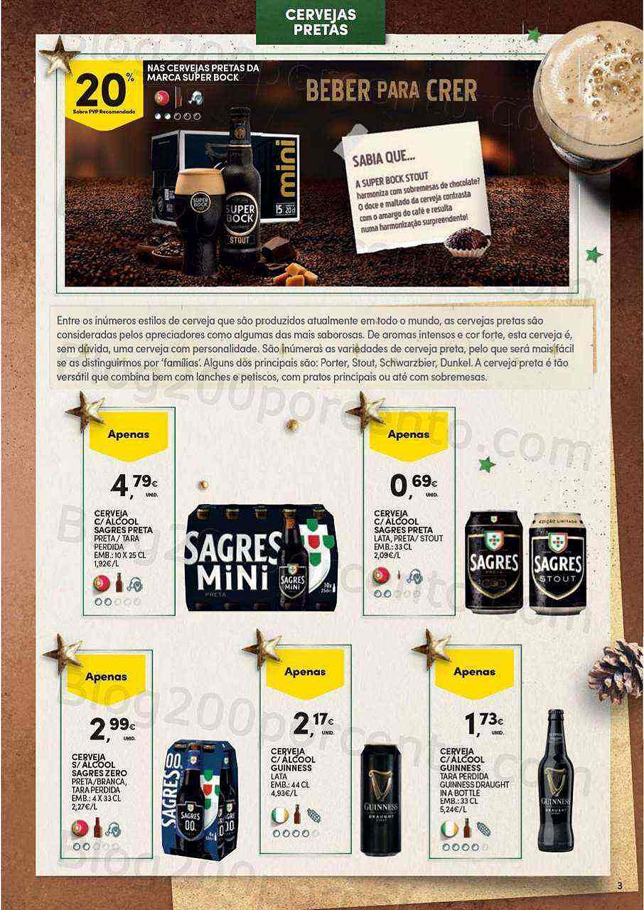 Antevisão Folheto CONTINENTE Especial Cervejas Promoções de 29 novembro a 31 dezembro
