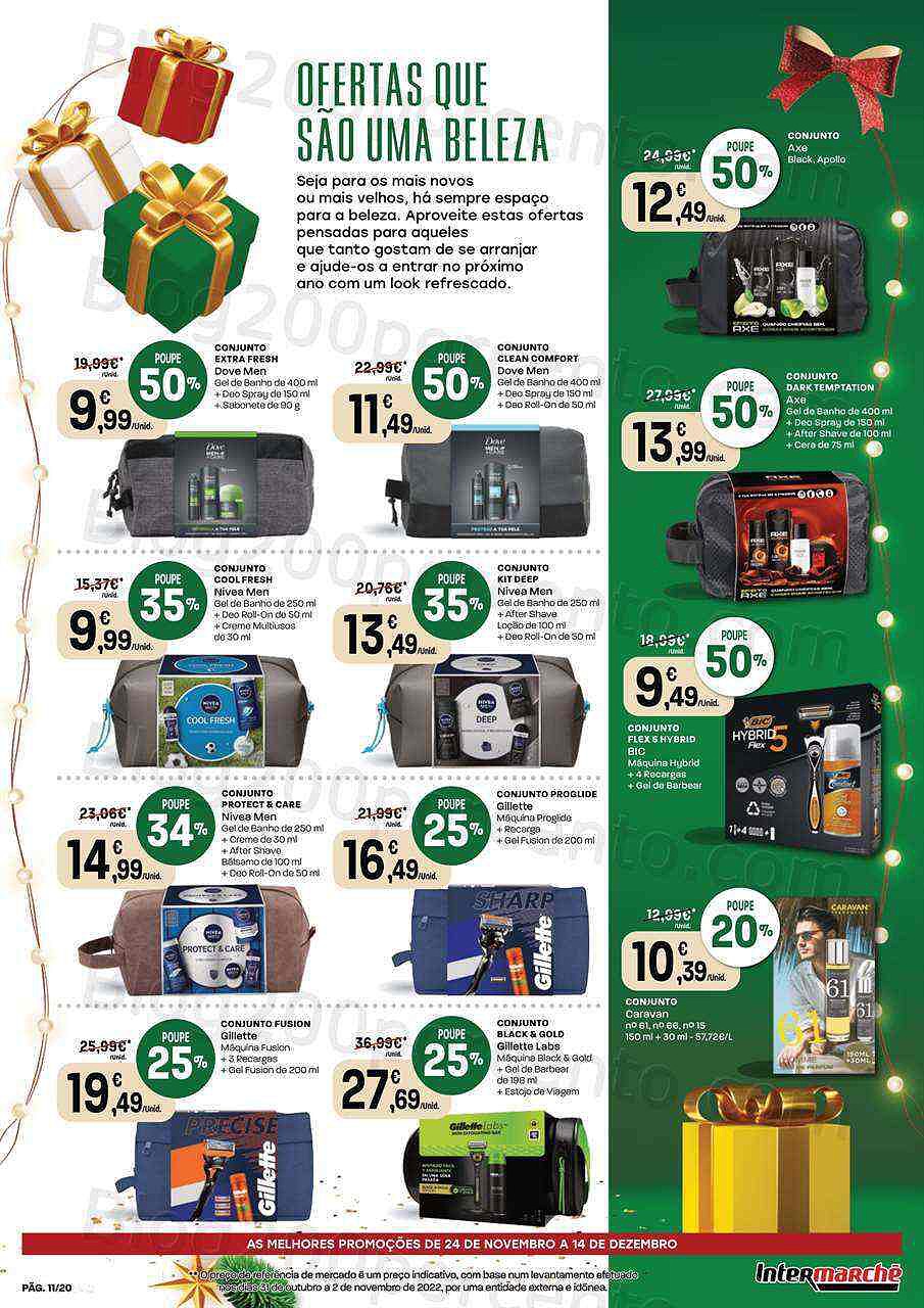 Antevisão Folheto INTERMARCHÉ Presentes Natal Promoções de 24 novembro a 14 dezembro