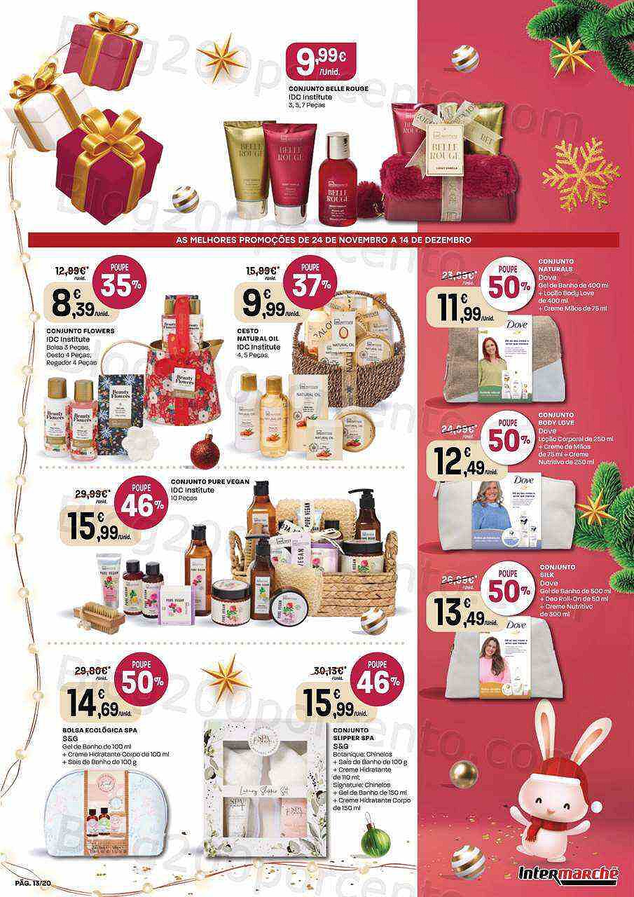 Antevisão Folheto INTERMARCHÉ Presentes Natal Promoções de 24 novembro a 14 dezembro