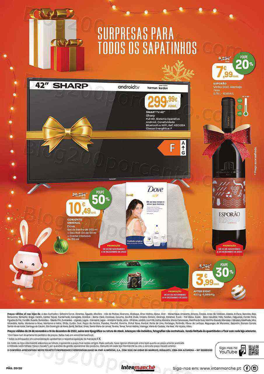 Antevisão Folheto INTERMARCHÉ Presentes Natal Promoções de 24 novembro a 14 dezembro