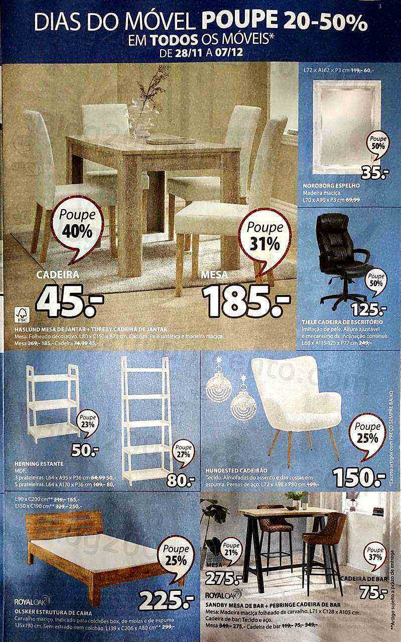 Antevisão Folheto JYSK Ofertas de Natal Promoções de 28 novembro a 4 dezembro