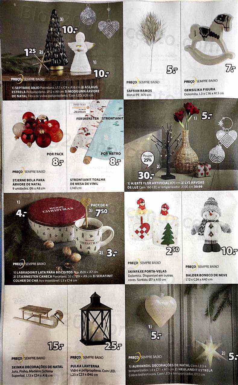 Antevisão Folheto JYSK Ofertas de Natal Promoções de 28 novembro a 4 dezembro