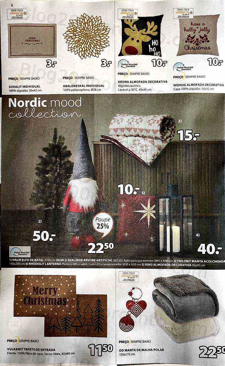 Antevisão Folheto JYSK Ofertas de Natal Promoções de 28 novembro a 4 dezembro