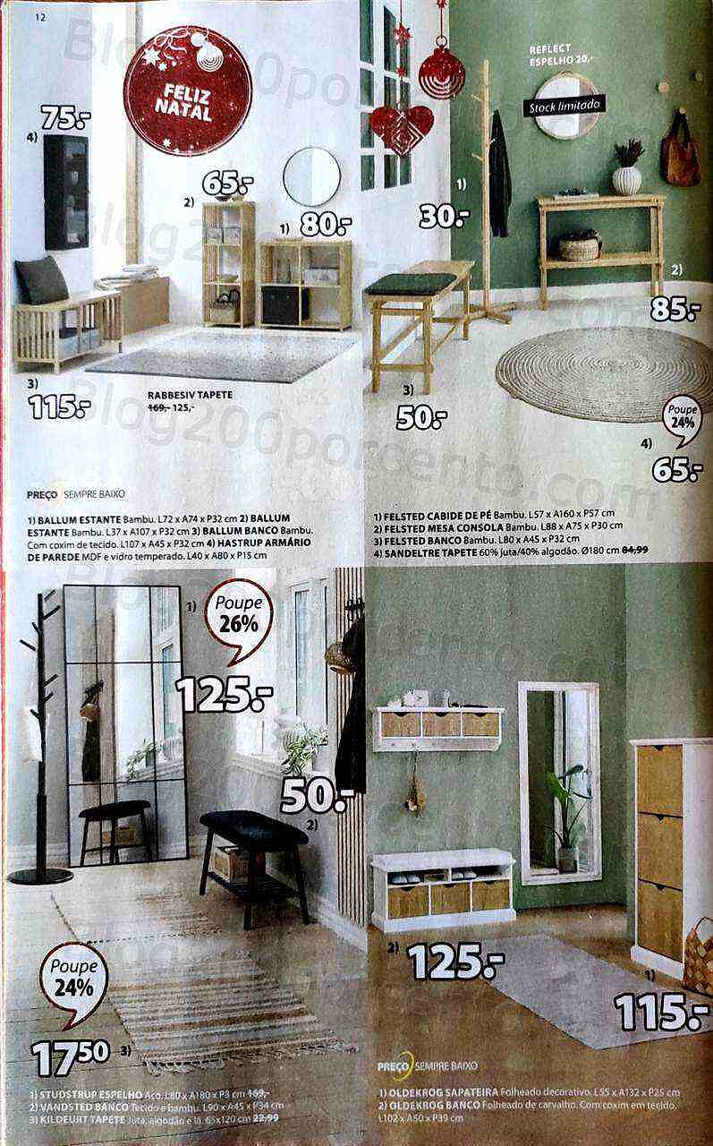 Antevisão Folheto JYSK Natal Promoções de 8 a 23 dezembro