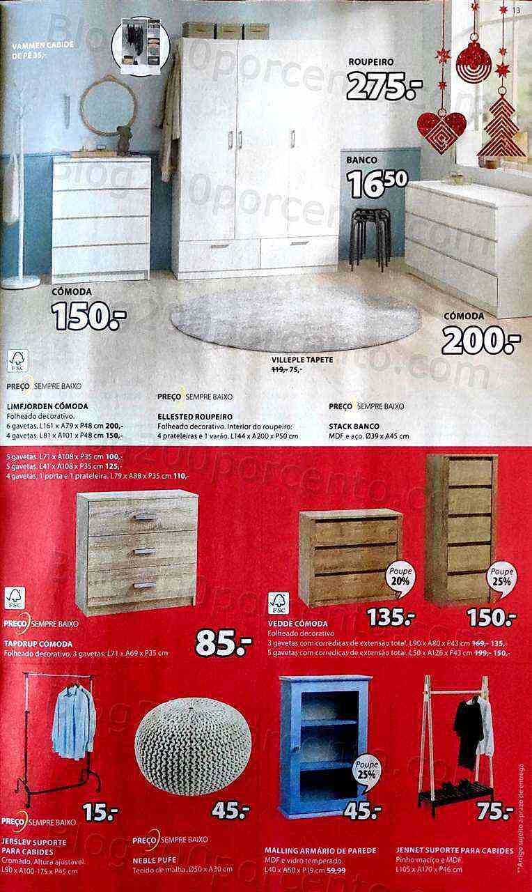 Antevisão Folheto JYSK Natal Promoções de 8 a 23 dezembro