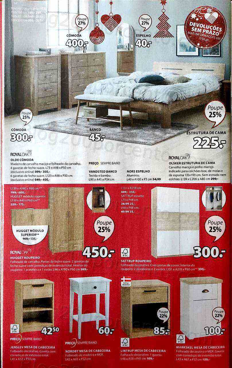 Antevisão Folheto JYSK Natal Promoções de 8 a 23 dezembro