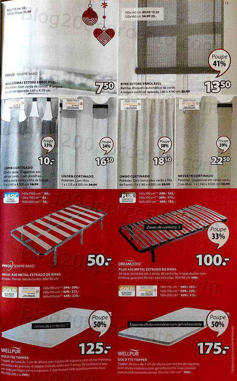 Antevisão Folheto JYSK Natal Promoções de 8 a 23 dezembro