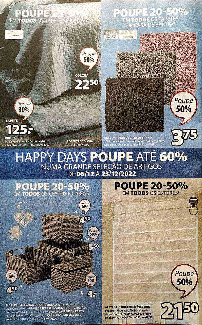 Antevisão Folheto JYSK Natal Promoções de 8 a 23 dezembro