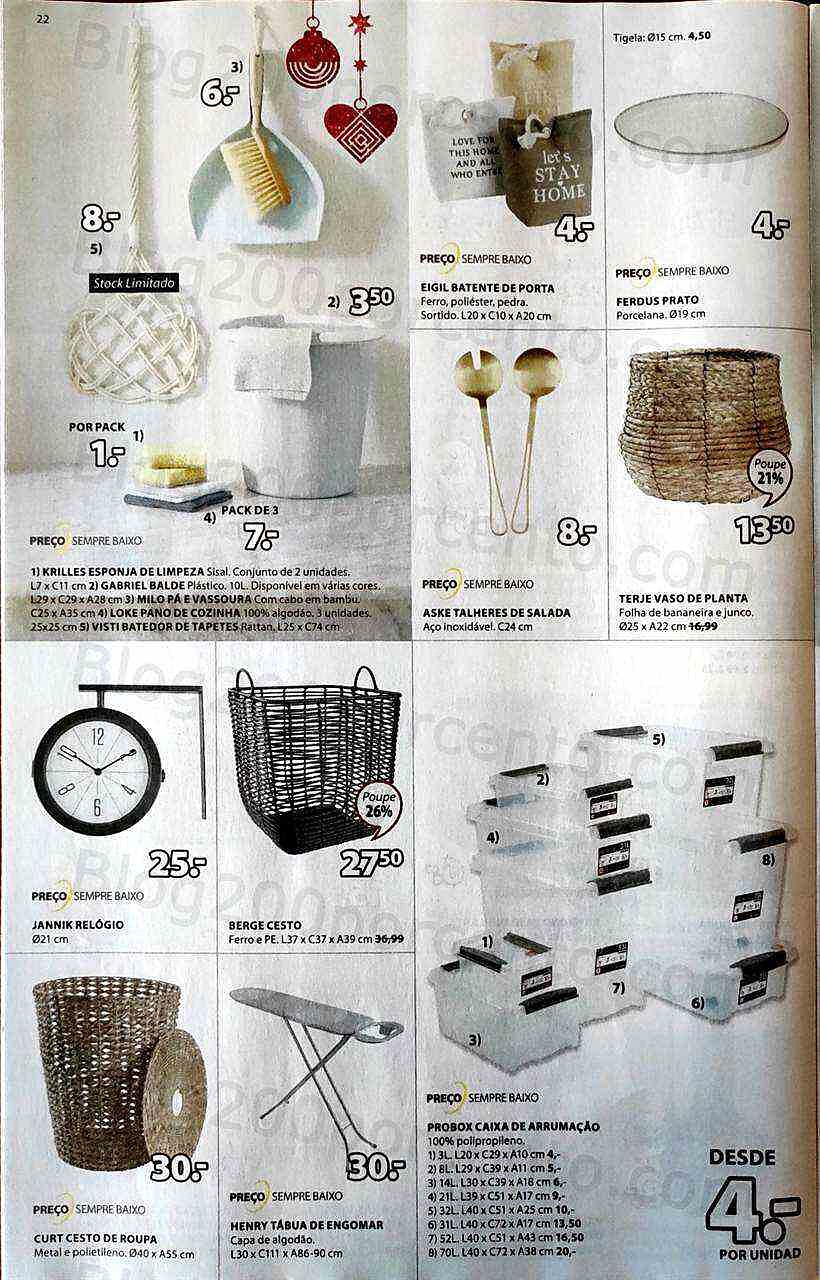 Antevisão Folheto JYSK Natal Promoções de 8 a 23 dezembro