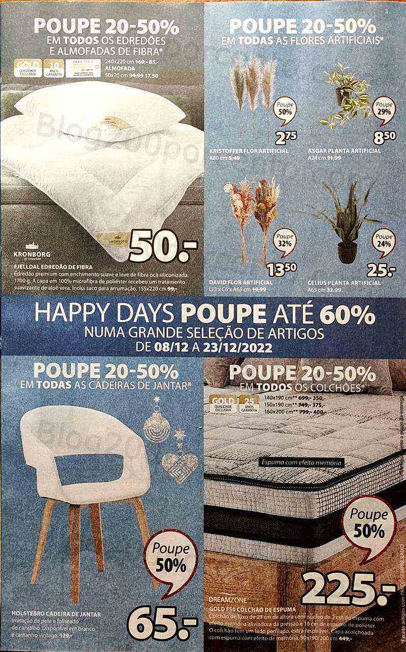 Antevisão Folheto JYSK Natal Promoções de 8 a 23 dezembro