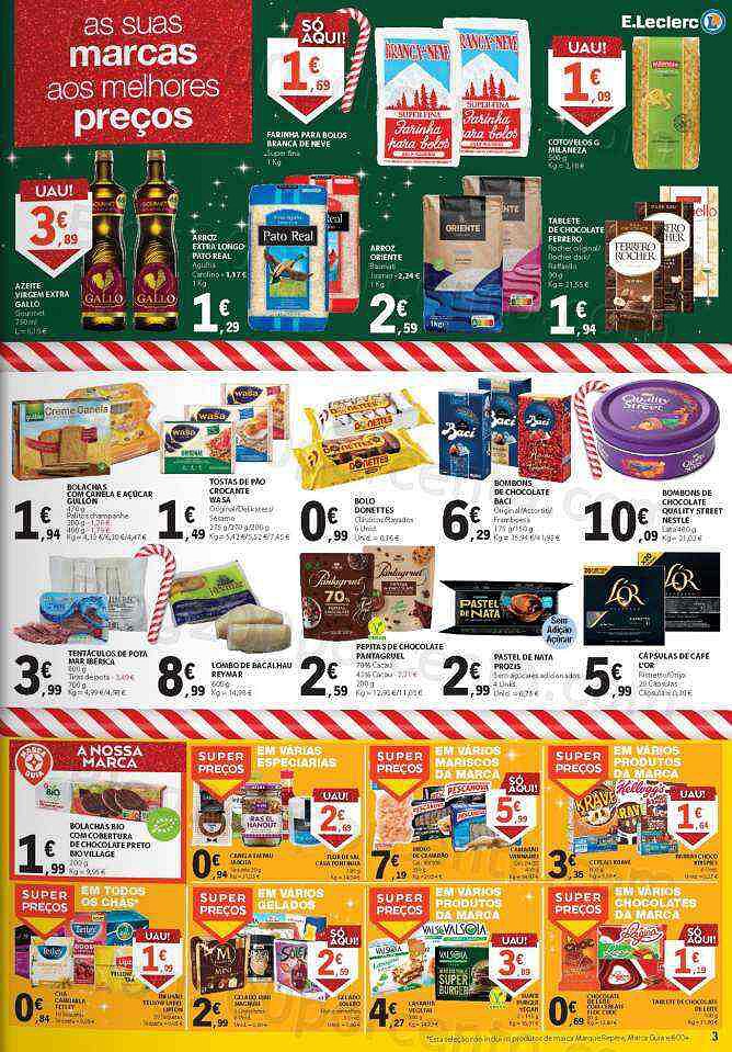 Antevisão Folheto E-LECLERC Promoções Fim de Semana - 18 a 20 novembro