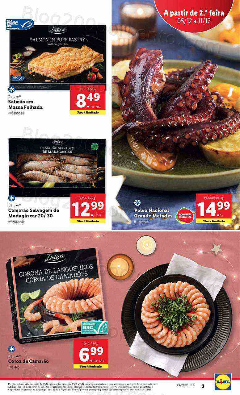 Antevisão Folheto LIDL Natal Promoções de 5 a 11 dezembro