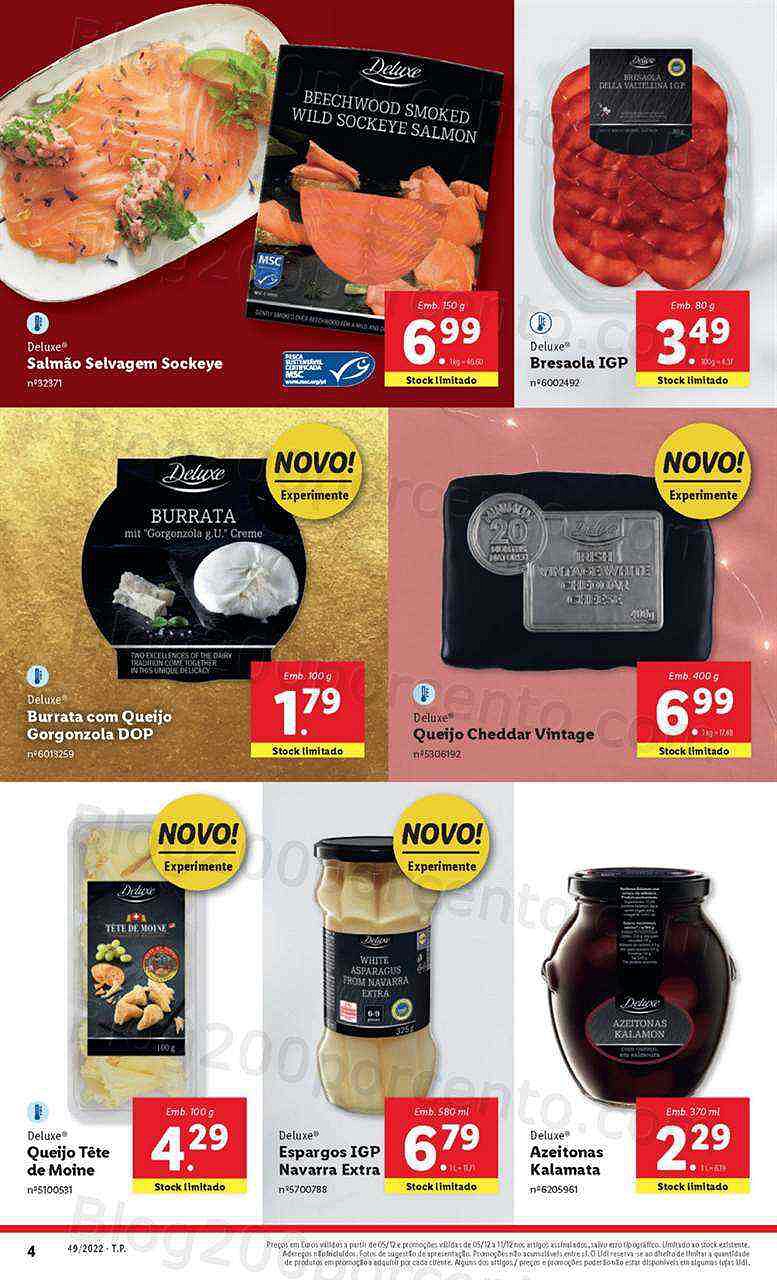 Antevisão Folheto LIDL Natal Promoções de 5 a 11 dezembro