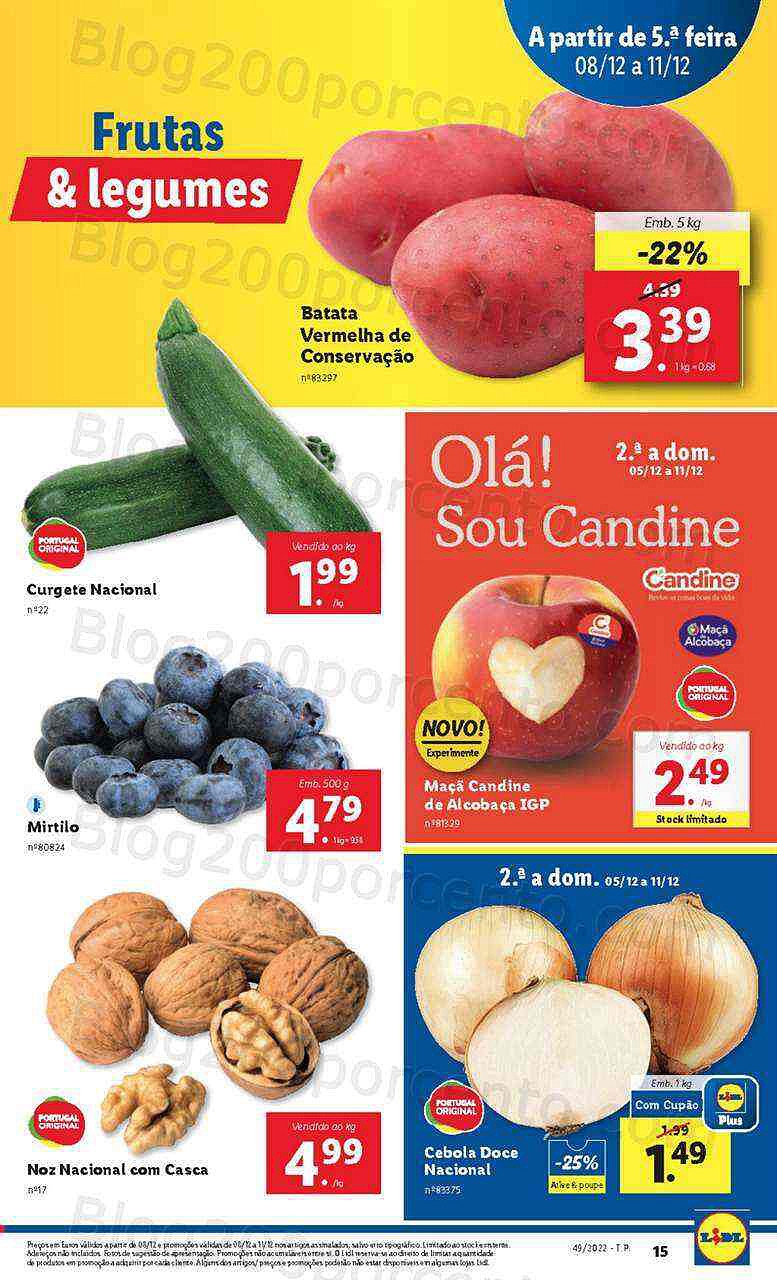 Antevisão Folheto LIDL Promoções de 5 a 11 dezembro