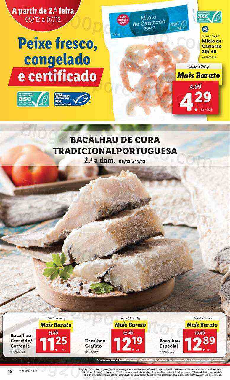 Antevisão Folheto LIDL Promoções de 5 a 11 dezembro