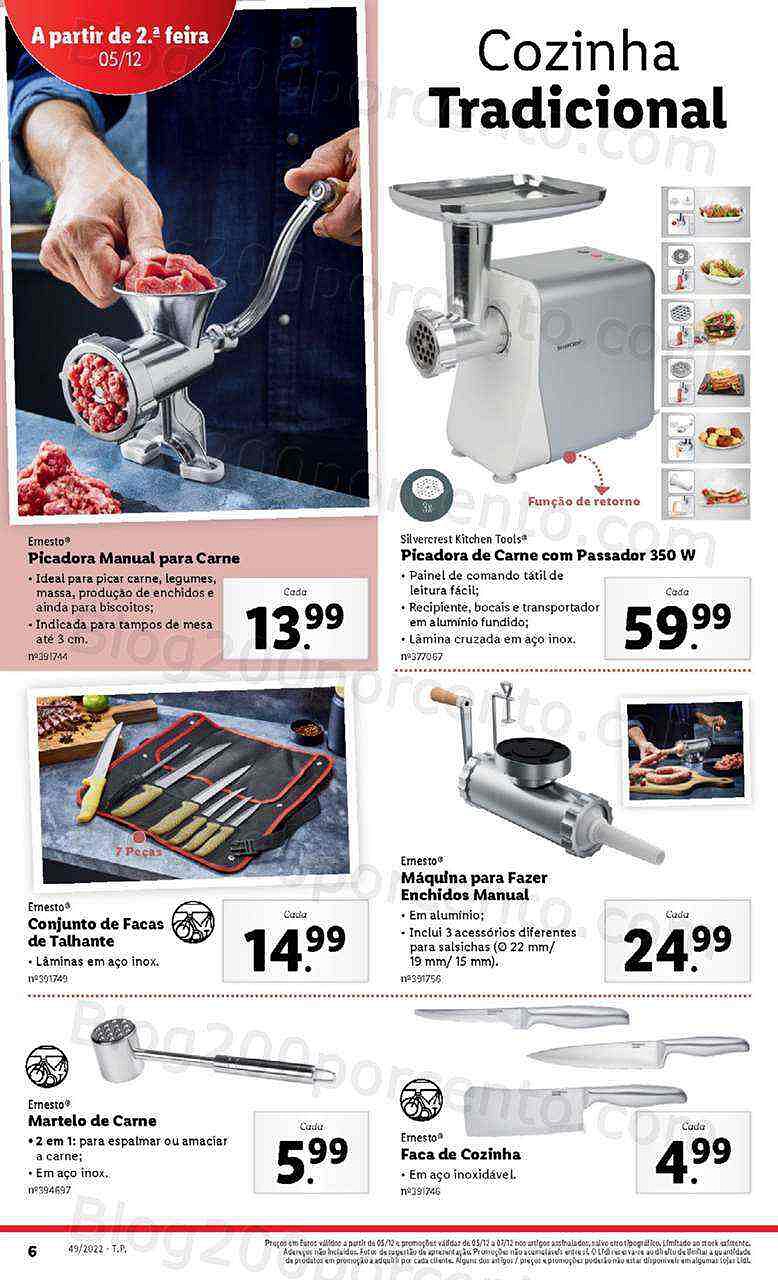 Antevisão Folheto LIDL Bazar Promoções a Partir de 5 dezembro